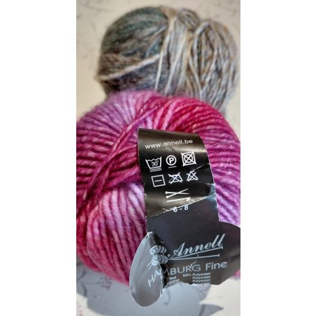 100g Annel Hamburg Fine fonal 50% gyapjú+ poliészter