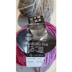 100g Annel Hamburg Fine fonal 50% gyapjú+ poliészter