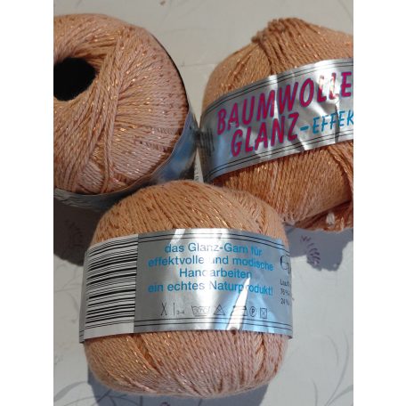 150g BaumwolleGlanz- effekt fonal 76% pamut+ viszkóz
