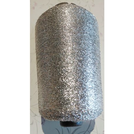 300g csillogó ezüst  lurex szál