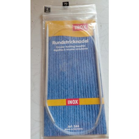 Inox körkötőtű 4 mm- 70 cm.